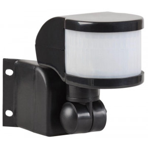 Детектор движения ДД 018 1100Вт угол обз. 270град. дальн. 12м IP44 черн. LDD10-018B-1100-002