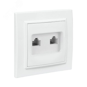 Розетка компьютерная 2-м СП Минск RJ45 бел. ERK02-035-10