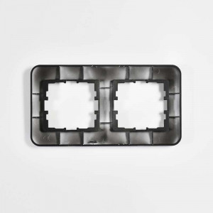 Рамка 2-м Karina Life горизонт. черн. бархат 708-4200-147