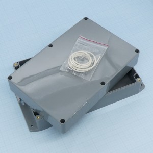 G353MF, Герметичный корпус из прочного ABS пластика с фланцем, IP65, темно-серый