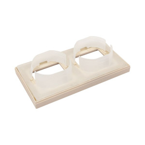 2 - местная рамка, IP44, кремовая, пластик Эпика EKF UP1-FPI-02-44