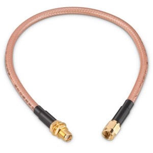 65503503215302, Соединения РЧ-кабелей WR-CXASY RG-142/U FLEX SMA PLUG-JACK