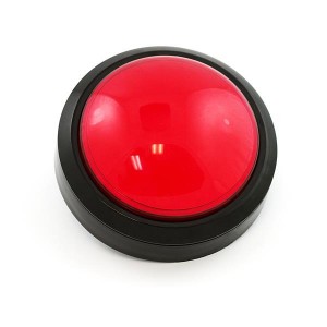 COM-09181, Принадлежности SparkFun Big Dome Pushbutton - Red