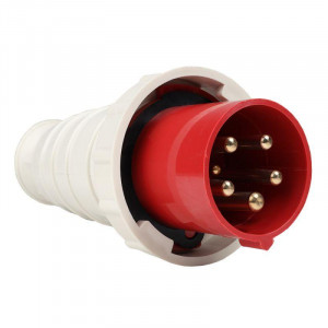 Вилка кабельная 035 63А 380AC 3P+PE+N 6ч IP67 222743