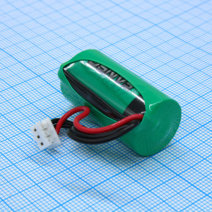 CR17335-PHR-03, Li, MnO2 батарея типоразмера CR123 3В 1.5 Ач провода + разъём выводы -40...70 °C