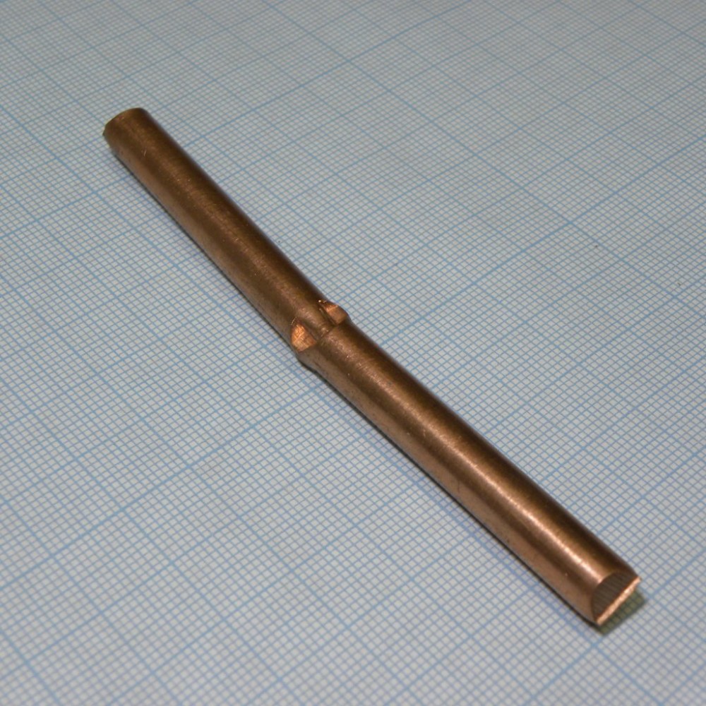 Изображение товара Паяльное медное жало цилиндрическое 8х100мм для паяльника