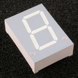 SA08-12EWA, Светодиодные дисплеи и аксессуары HI EFF RED DIFFUSED 1 DIGIT
