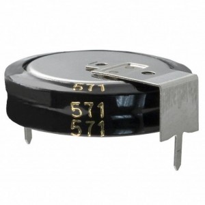 EECS5R5H155, Ионистор стандартный мини 5,5V, 1,5F, -25...+70°C, 1000h, 19x6,5mm, горизонтального исполнения