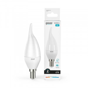 Лампа LED Elementary Candle Tailed 8W E14 4100K 1/10/50 34128