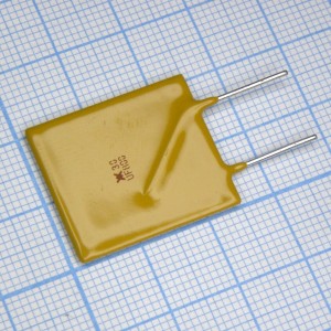 RUEF800, Самовосстанавливающийся предохранитель PTC 8A(hold) 16A(trip) 30V 100A 4W 18.8s 0.005Ohm Radial 21.6 X 3 X 28.4mm Bag