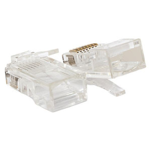 Коннектор RJ-45 TERACOM PRO неэкранированный 8P8C 30мкд Cat.5E универсальный (упак.10шт) [TRP-PLUG-5EUTP-10]