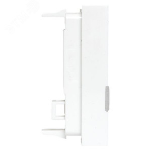 Вставка розеточная 45х22.5мм формат Mosaic на 1 модуль Keystone защ. шторки с маркером бел. TERACOM PRO TRP-INS-MOS-1M1P-WH