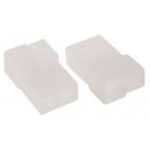 1-180908-0, Корпус разъема, Серия FASTIN-FASTON .250, Гнездо, 2 вывод(-ов)