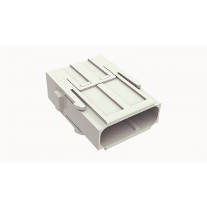 Вилочная контактная вставка DMK-003-MC, Вилочная контактная вставка, обжимная фиксация, 3 полюса, типоразмер модульный, 500V, 40A, (обжимные контакты поставляются отдельно)