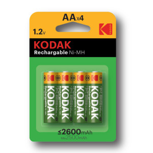Б0007871 Аккумулятор Kodak HR6-4BL 2600mAh [KAAHR-4] (80/640/15360) СТРОГО КРАТНО 4 шт