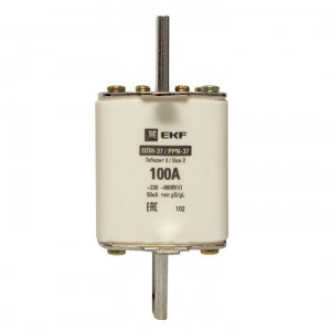 Плавкая вставка ППН-37 400/100А габарит 2 EKF