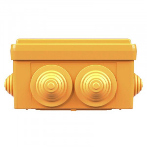 Коробка ответвительная FS 100х100х50мм 4р 450В 6А 4кв.мм с каб. вводами и клеммн. IP55 пластик. FSB11404