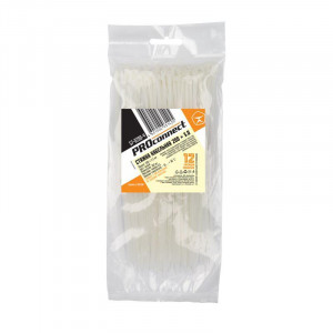 Хомут кабельный 2.5х200 нейл. бел. (уп.100шт) 57-0200-4