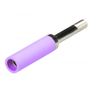 Тестовый штекер SBN 4 VIOLET, Тестовый штекер для клемм WKN 6 TK…, цвет: фиолетовый