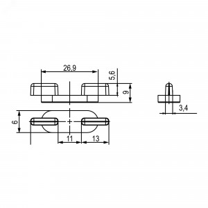 Ограничитель плит фальшпола STG0001