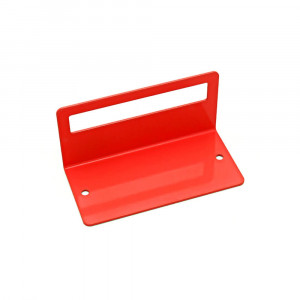 gwrU5, Станция-кронштейн стальная на 5 замков, сталь 1.5 мм, длина – 140*70*70 мм, цвет – красный, 1 шт/упак