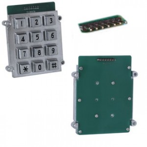 RPZ01-12-RM PIN, Клавиатура цифровая антивандальная RUICHI RPZ01-12-RM, pin