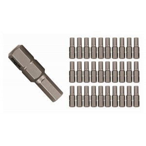 72511, Отвертки, гаечные ключи и гайковерты со сменными головками Hex Contractor Insert Bit 30 Pc Set