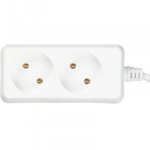 Удлинитель 2х1.5м без заземл. 10А IP20 У2 2P 250В 2х0.75 WYP10-06-02-01-N