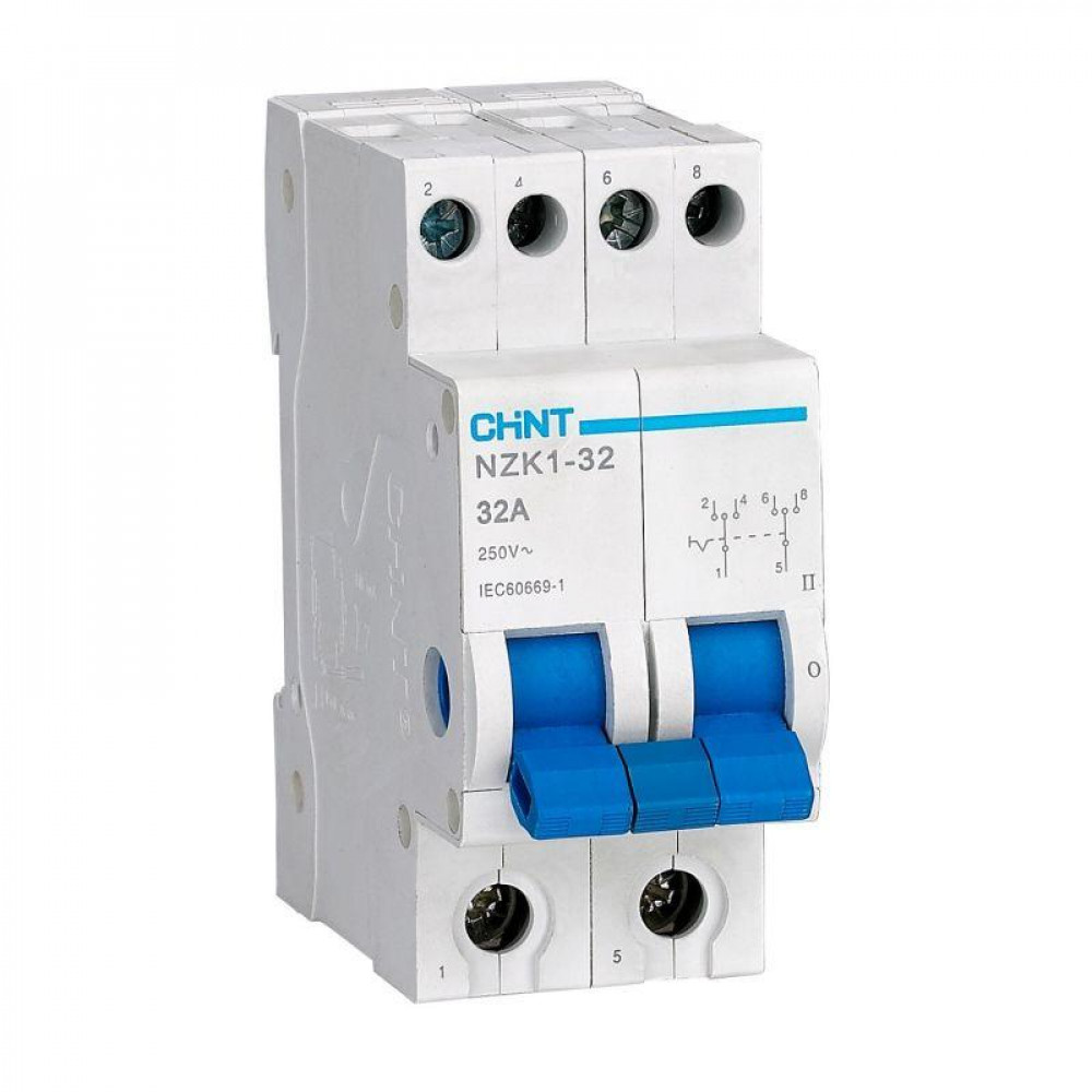 Изображение товара Переключатель модульный 2п 32А 3 полож. NZK1-32 CHINT