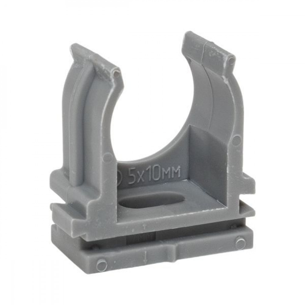 Изображение товара Крепеж-клипса для ручного монтажа d20 мм (10 шт) серая EKF-Plast