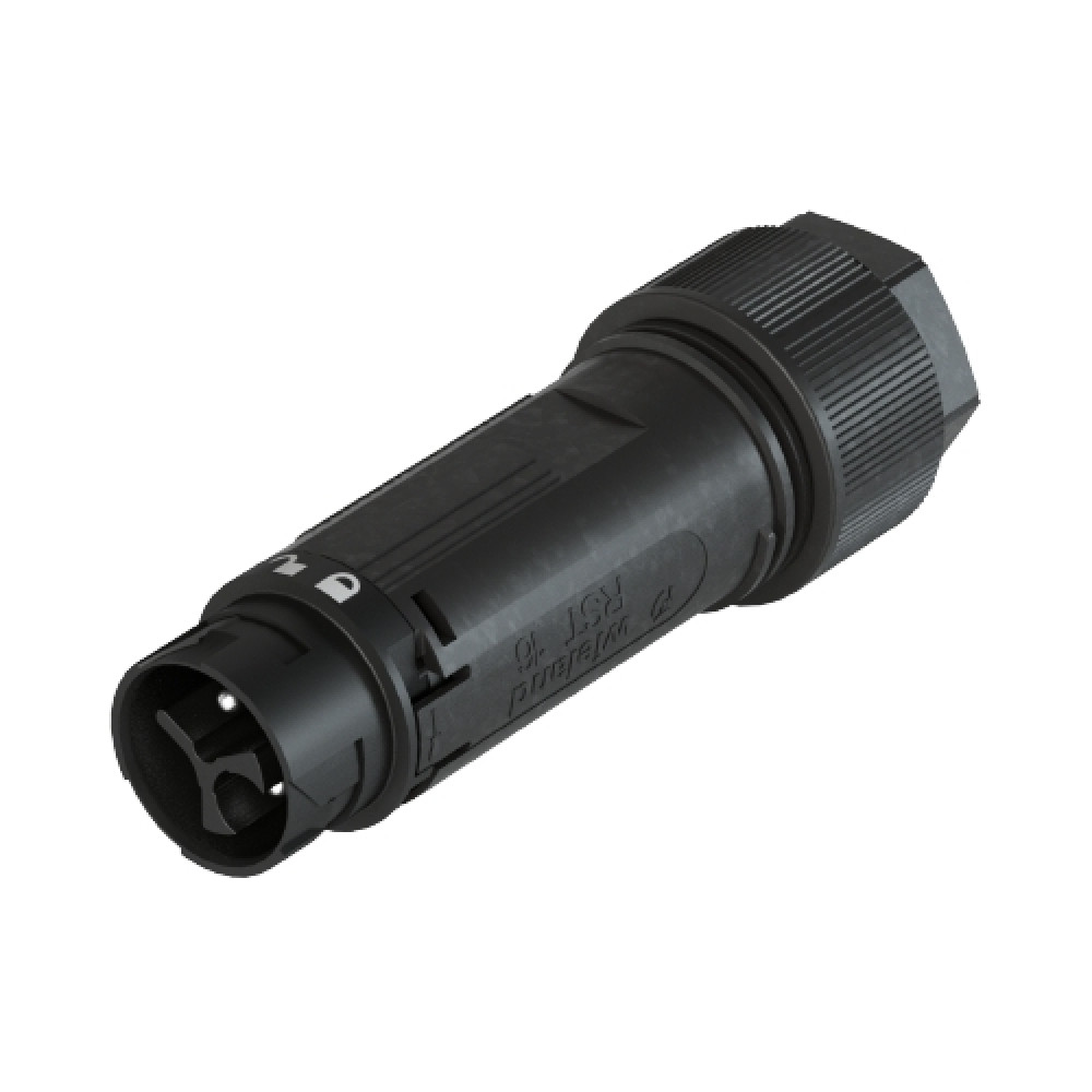 Изображение товара Вилочный разъем на кабель RST16I3 S S1 ZT3 SW 3 полюса IP68 черный