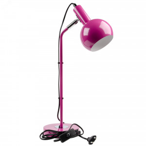 Светильник настольный 60W Цоколь Е14 Механический выключатель UML-B702 E14 PINK Розовый UL-00010160
