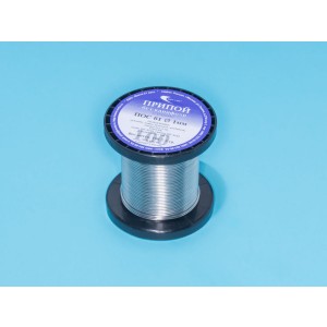ПОС 61-ПРВ-1.0-0.1, Припой без канифоли, d 1,0мм, 100 г