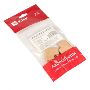 Поворот 90 гр. (15х10) (4 шт) светлое дерево EKF-Plast