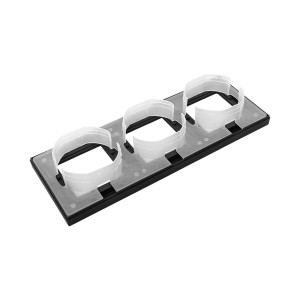 3 - местная рамка, IP44, ч-рная, пластик Эпика EKF UP1-FPB-03-44