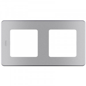 Рамка 2-м Inspiria алюм. Leg 673942