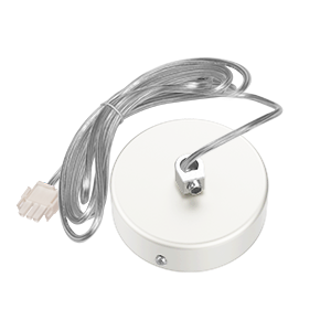 Комплект для подключения к сети Х-ЛАЙН подвесной (провод 2м) RAL9003 белый муар V4-R0-10.0006.XL0-0002