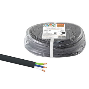 Провод ВВГмб-П нг(А)-LS 3х2,5 220/380 (20м) Народный SQ0117-1212