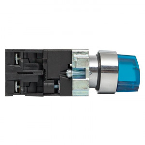 Переключатель BD21 2P c синей подсветкой 230В NO PROxima xb2-bk21-b-230