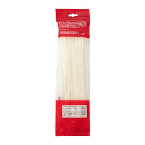 Хомут P6.6 4.8х300 FlexLock стандартный бел. (уп.100шт) PROxima plc-fl-ctsw-4.8x300