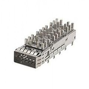 100014-1252, Соединители для ввода/вывода zQSFP+ cage 1x1 Spring Finger