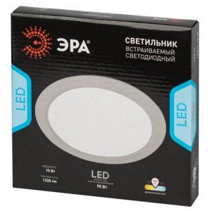 Светильник светодиодный встраиваемый LED 17-15-4K круглый 15Вт 4000К Б0057423