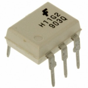 H11G2M, Оптоизолятор 7.5кВ транзистор Дарлингтона c выводом базы 6DIP
