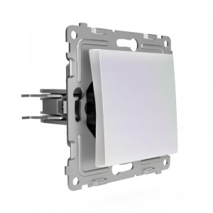 Выключатель 1-кл. СП Pixel 10А IP20 механизм перламутр. TKE-PX-V1-C04