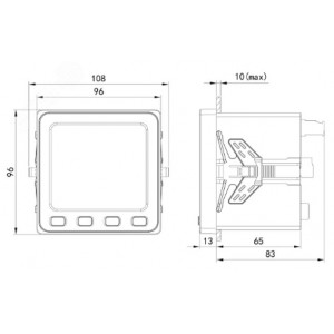Многофункциональное измерительное устройство MMD9-C, LCD дисплей MMD9-C-RSDA
