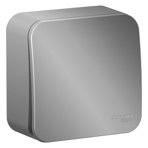 BLANCA О/У 1-клавишный ВЫКЛЮЧАТЕЛЬ (cх.1), 10А, 250B, АЛЮМИНИЙ C3(2) BLNVA101003