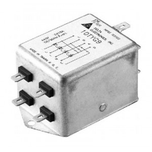 20TYS9, Фильтры цепи питания 3-Phase, 4-Wire Filter, Compact, 440VAC, 20A, Chassis, Screw-Screw