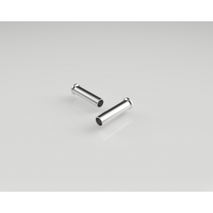 Наконечник втулочный DIN 46228-A 0,75-6, Наконечник кабельный, трубчатый, неизолированный, S=0.75мм, L=6мм