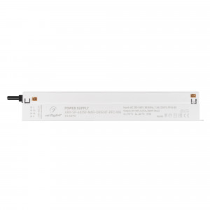 Блок питания ARV-SP-48250-MAG-ORIENT-PFC-WH (48V, 5.21A, 250W) 036702, Источник напряжения с гальванической развязкой для для магнитной системы. Входное напряжение 220-240 VAC. Выходные параметры: 48 В, 5.21 А, 250 Вт. Встроенный PFC >0,95. Сверхтонкий пластиковый корпус IP20. Рабочая температура -25…+40C?. Габаритные размер