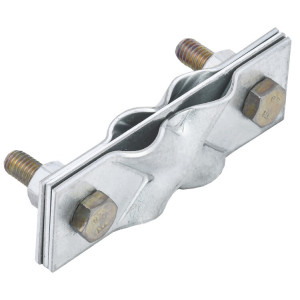 Зажим заземл. диаг. пол./прут.-пол./прут. нерж. сталь ZGC12-20-1-16-40